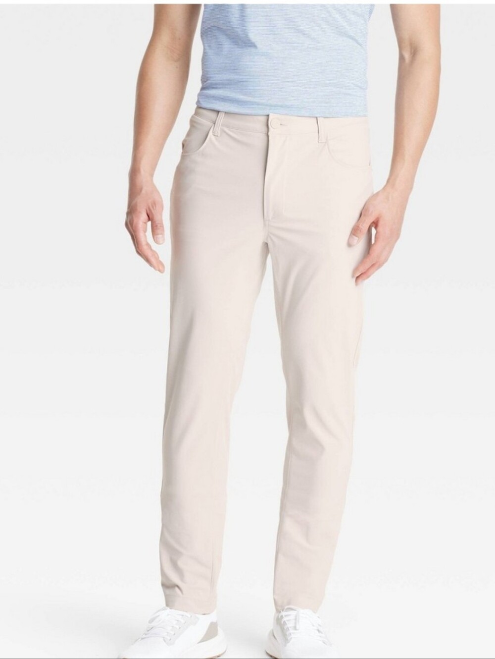 All in Motion Men's 360 Lifestyle Slim Fit Pants - Stone